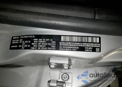 2019 Jeep Renegade Latitude z USA, uszkodzony, nr VIN ZACNJABB9KPK60382